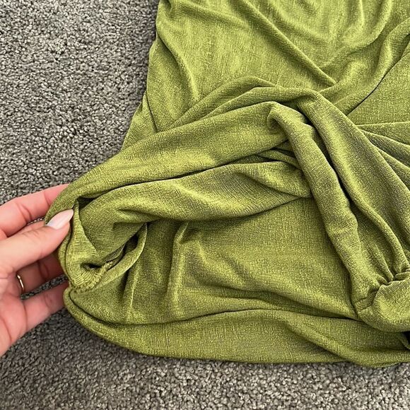 One Shoulder Ruched Bodycon Sleeveless Dress - Picture 4 of 5